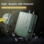 Hardshell Expandable Lightweight Single Luggage with TSA Lock (28) Green - Image 3