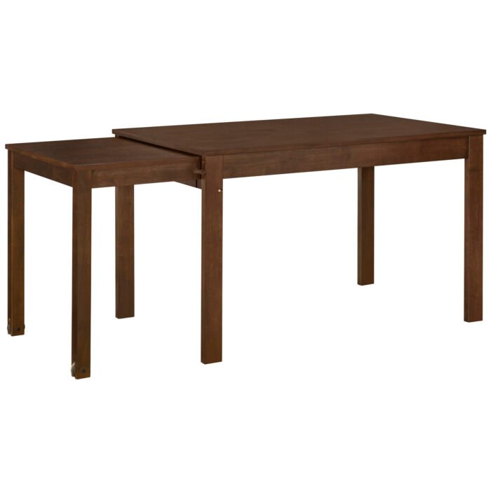 5 piece dining table set with expandable table and wheels - Image 13