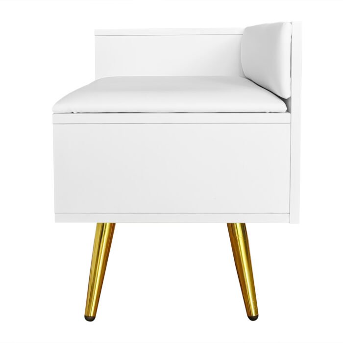 Modern Shoe Cabinet with Hidden Storage and Upholstered Cushions - Image 19