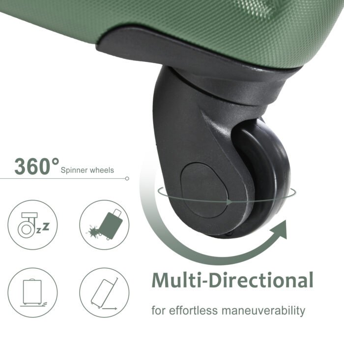 Hardshell Lightweight Expandable Single Luggage Spinner with TSA Lock (24) - Image 8