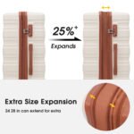Hardshell Luggage Sets 3 Pcs Spinner Suitcase with TSA Lock Lightweight (20/24/28) - Image 4
