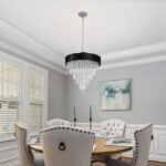 Modern Round Crystal Chandelier for Living-Room - Image 3