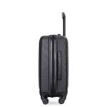 20" Carry on Luggage Lightweight Suitcase, Spinner Wheels, Black - Image 6