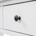 Retro Design Entrance Console with Two Open Shelves - Image 14