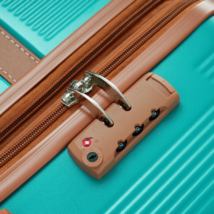 Hardshell Lightweight Luggage 3 Piece Set with 8 wheels and TSA Lock (20/24/28) - Image 18