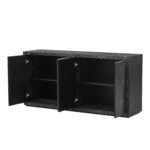 Four-Door U-Style Distinctive Cabinet Sideboard with Ash Veneer - Image 7