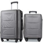 Expanable Lightweight Spinner Wheel 2 Piece Luggage Set with ABS and TSA Lock (20/24) - Image 8