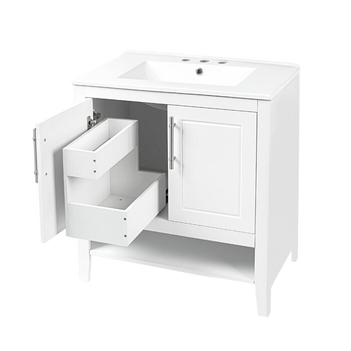 Bathroom Vanity Sink cabinet with  Doors and Drawers - Image 26