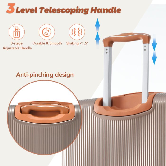 Hardshell Luggage 3 Piece Sets with TSA Lock - Image 4