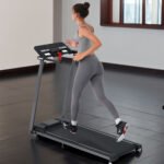 Folding Treadmill Walking Pad With Incline and Bluetooth Speaker (2.5HP)