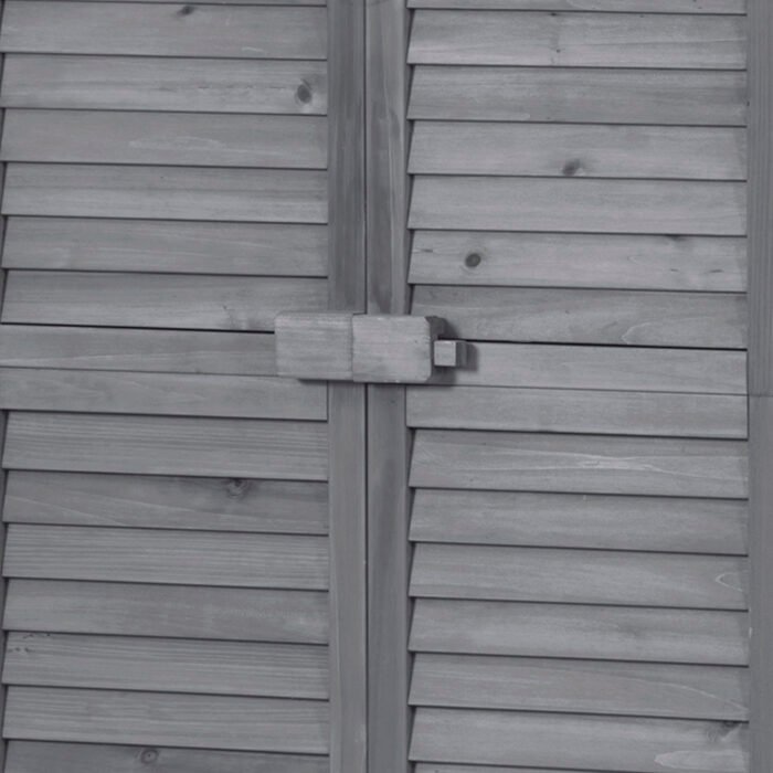 Wooden Garden Shed Patio Storage with Fir Wood - Image 16