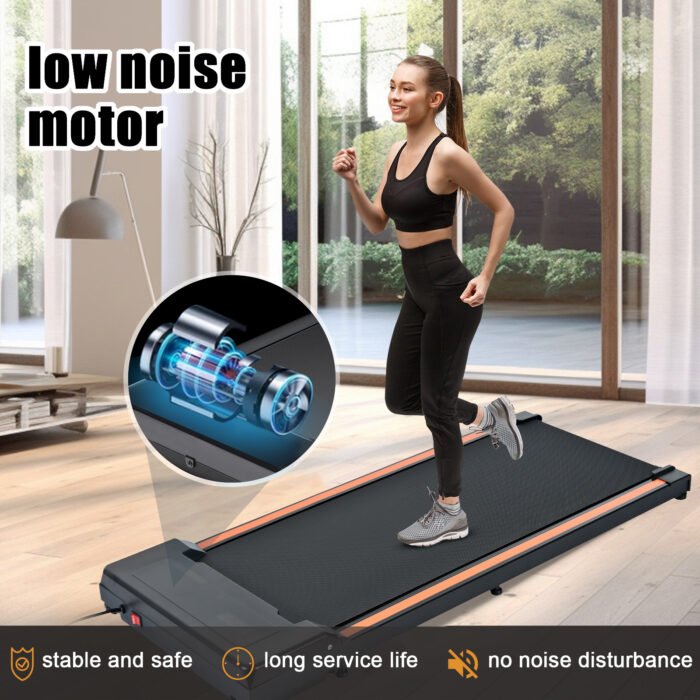 Portable Treadmill for home and office use with 0.6 to 3.8 miles per hour - Image 2