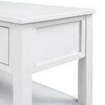 Retro Design Entrance Console with Two Open Shelves - Image 16