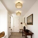Boho Farmhouse Ceiling Light Semi Flush - Image 3