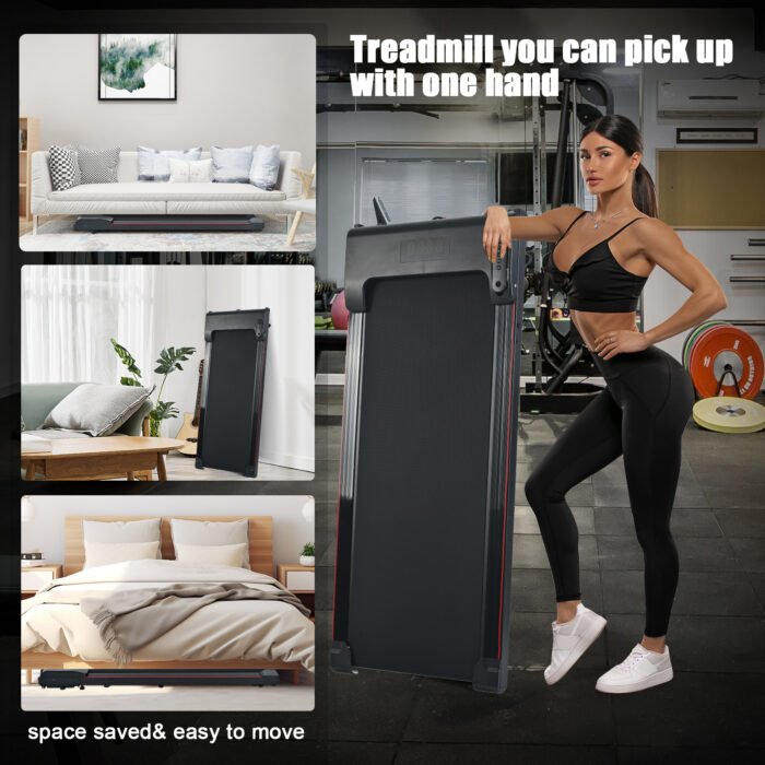 Portable Treadmill for home and office use with 0.5 to 4 miles per hour - Image 4
