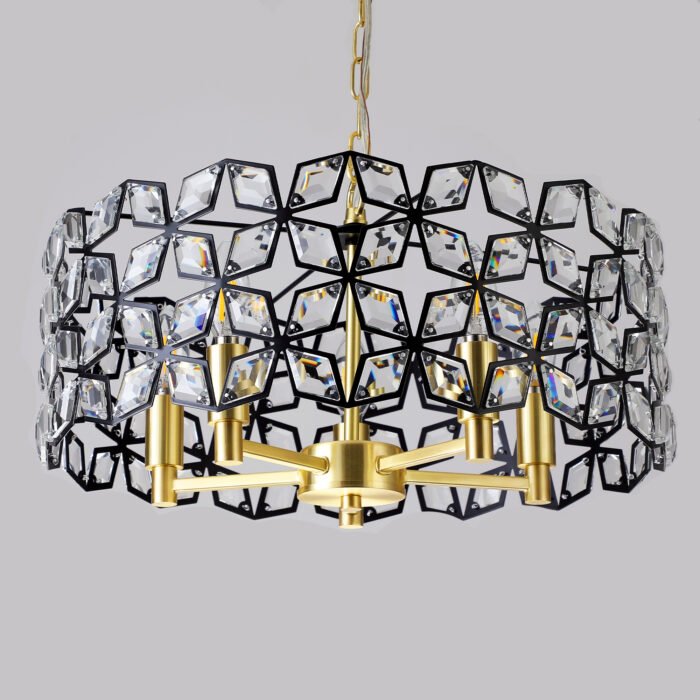 Modern Round Crystal Chandelier for Living-Room - Image 3