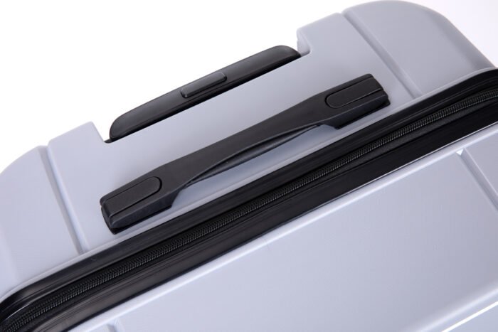 3 Piece Set Hardshell PP Luggage Sets Lightweight with TSA Lock (20/24/28) Silver - Image 12