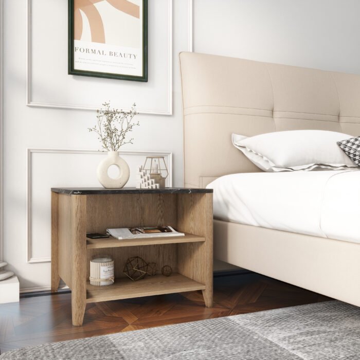 Nightstand Tobacco Wooden Grain - Image 6