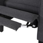 Elegant Gray Fabric Push Back Chair - Image 17