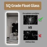 Full Body Length Wall Mirror with Rounded Corners - Image 9