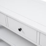 Retro Design Entrance Console with Two Open Shelves - Image 15