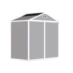 Resin Weather Resistant Outdoor Storage Shed with Floor (6'x4.4') - Image 17