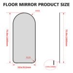 Full Body Mirror for Bedroom, Oversized - Image 9