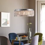 Crystal Pendant Circular Ceiling Light Fixture - Image 4