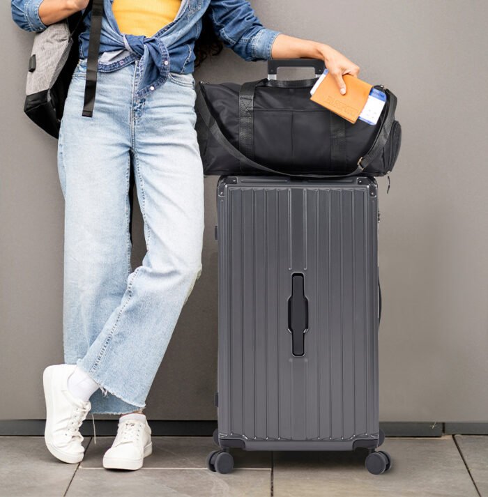 Durable Lightweight Luggage with Collapsible Cup Holder (20"/24"/29"/Travel Bag) - Image 9