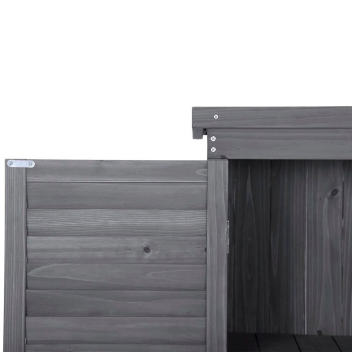 Wooden Garden Shed Patio Storage with Fir Wood - Image 13