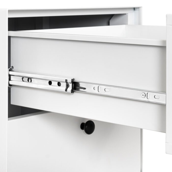 Modern  Steel Nightstand Cabinet - Image 9