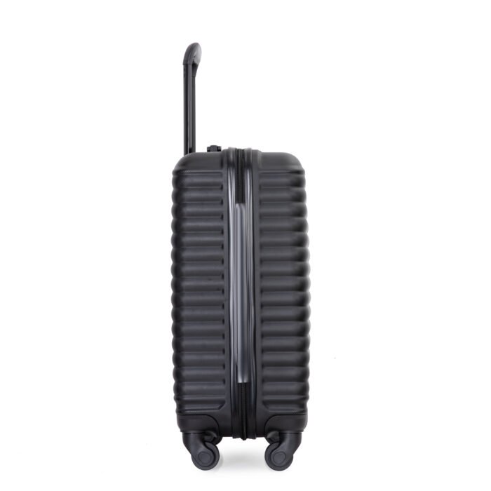 20" Carry on Luggage Lightweight Suitcase, Spinner Wheels, Black - Image 7