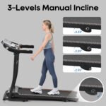 Folding treadmill with pulse sensor and silent brushless motor (2.5-HP) - Image 18