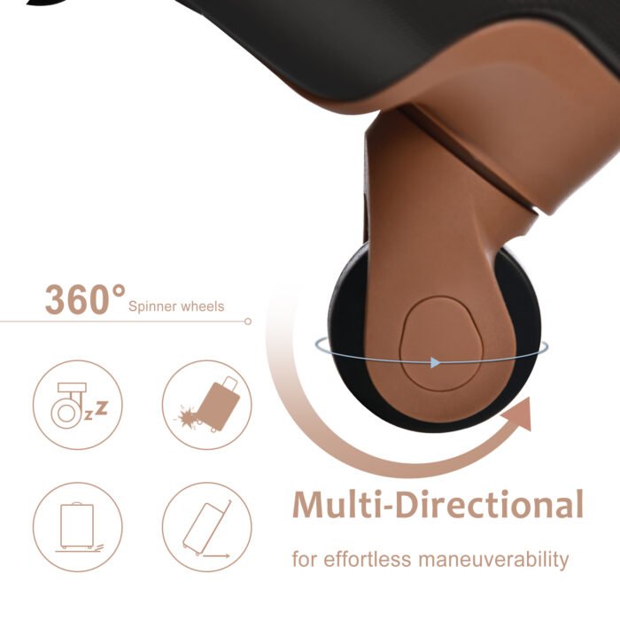 Hardshell Lightweight Expandable Single Luggage Spinner with TSA Lock (24) - Image 4