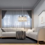 Crystal  Round Chandelier for Living-Room