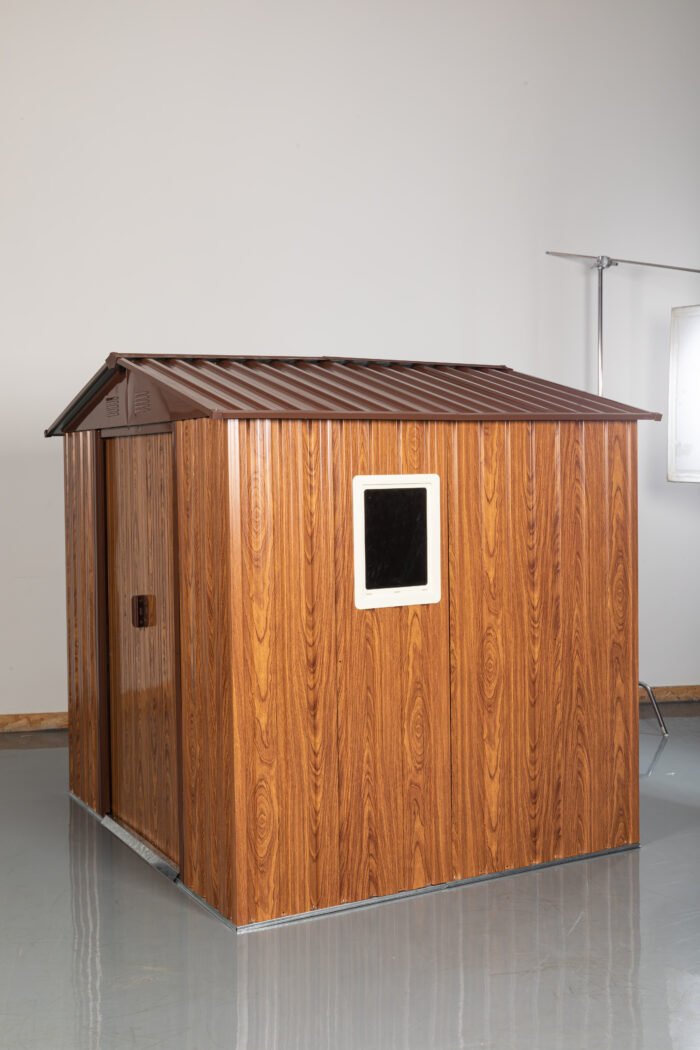 Outdoor Metal Storage Shed with Metal Floor Base and window - Image 13