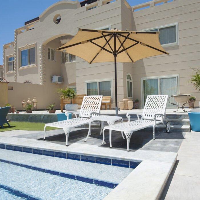 Aluminum Cast Sunbed - Image 3