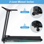 Folding Treadmill Walking Pad With Incline and Bluetooth Speaker (2.5HP) - Image 8