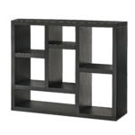 Open Wooden  Freestanding Shelf Bookcase with 7 Cubes - Image 4