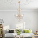 Golden Crystal Chandeliers pendant light - Image 8