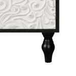 Vintage Faceted Carved And Spliced Doors Buffet - Image 18