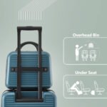Carry-on Lightweight Luggage 20 Inch Front Open Luggage Suitcase with Front Pocket and USB Port - Image 4