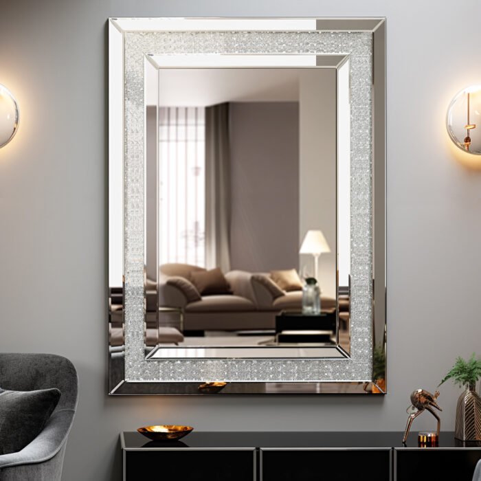 Large Wall Mounted Mirror (clear HD mirror) - Image 5
