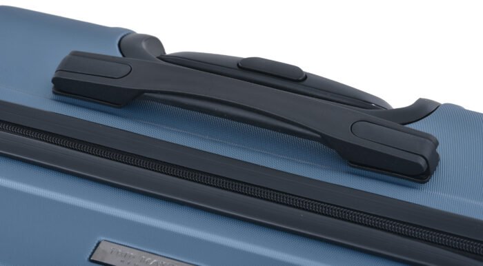 3 Piece Luggage Sets ABS Lightweight Suitcase with Two Hooks, Spinner Wheels, TSA Lock, (20/24/28) Blue - Image 11