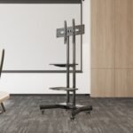 FANCO Black Universal Rotating TV Stand and maximum VESA 600x400mm (32-80 inch TVs) - Image 10
