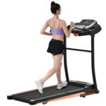 Folding treadmill with pulse sensor and silent brushless motor (2.5-HP) - Image 2