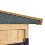 Outdoor Wooden Storage Shed with Waterproof Asphalt Roof - Image 12
