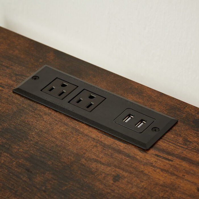 Nightstand with charging station and socket - Image 10