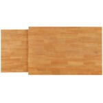 5-piece expandable dining table set with wheels and 4 dining chairs - Image 12