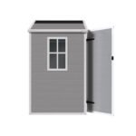Resin Weather Resistant Outdoor Storage Shed with Floor (6'x4.4') - Image 13